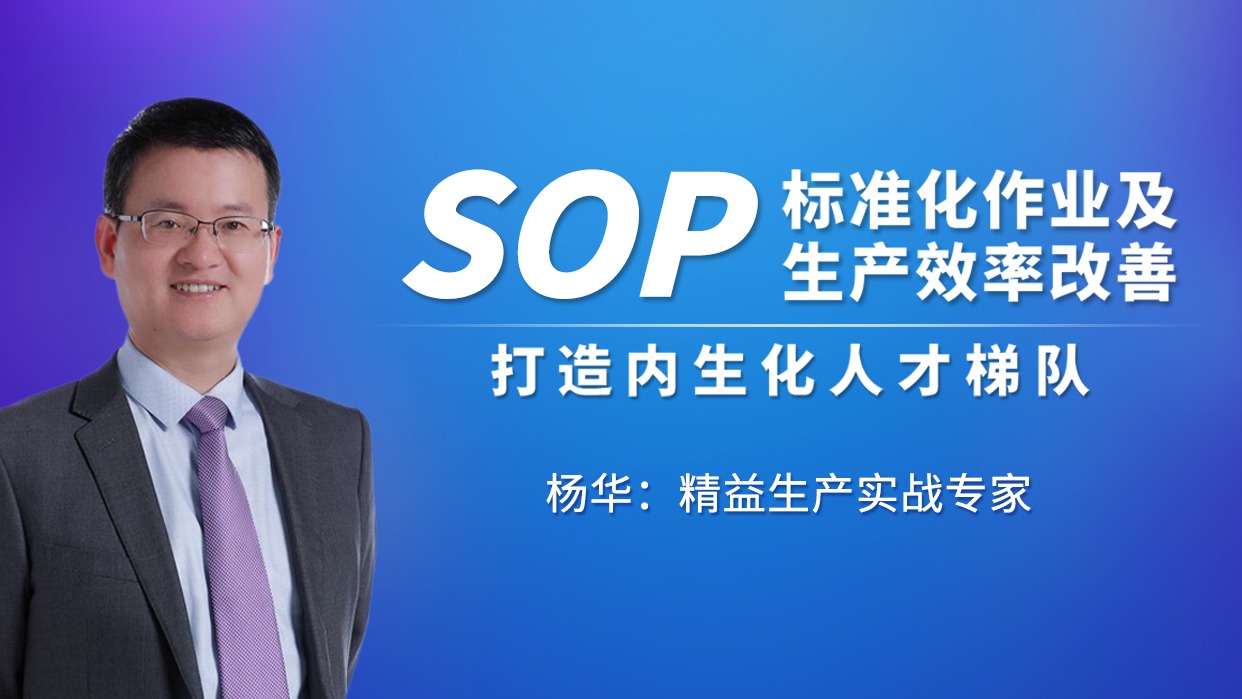 SOP标准化作业及生产效率改善